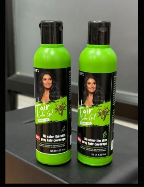 Hair Color Gel - 100% Gray Hair Coverage 125ML (Pack of 2)