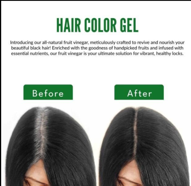 Hair Color Gel - 100% Gray Hair Coverage 125ML (Pack of 2)